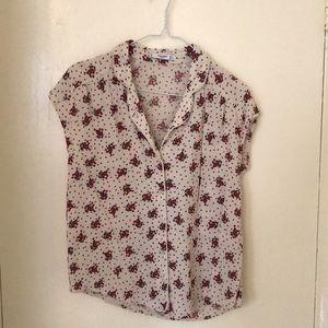 Mango floral shirt